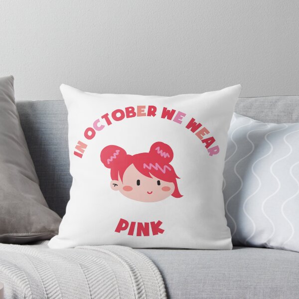 Item preview, In October We Wear Pink Breast Cancer Support designed and sold by kurokameart.