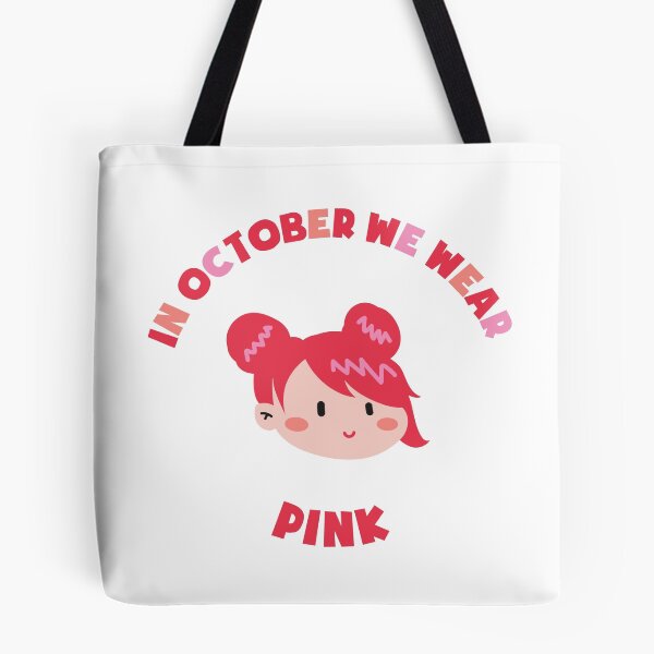 Item preview, In October We Wear Pink Breast Cancer Support designed and sold by kurokameart.