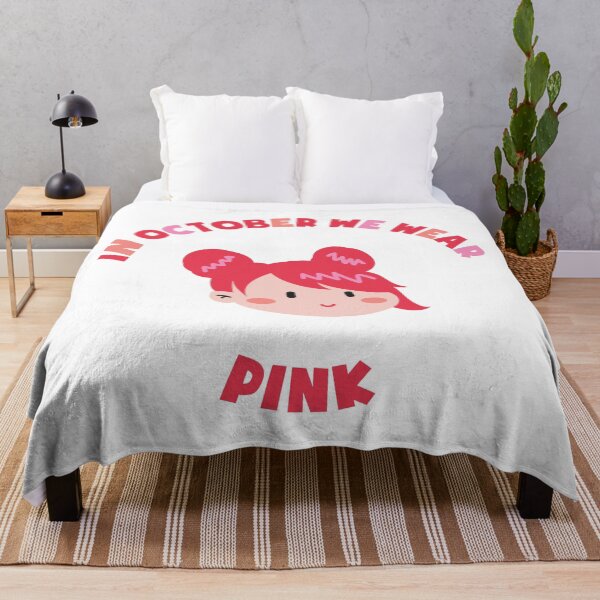 Item preview, In October We Wear Pink Breast Cancer Support designed and sold by kurokameart.