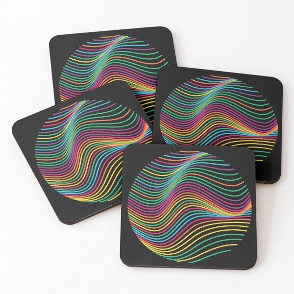 Item preview, colorfull circular lines  designed and sold by yagniikd-.