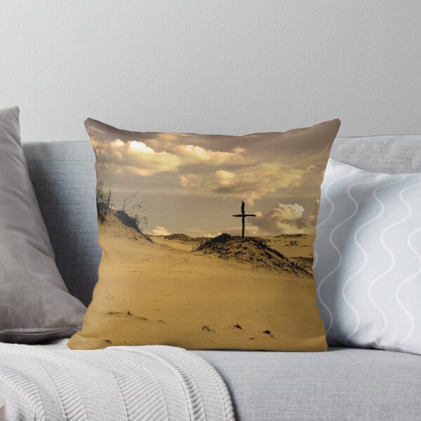 Item preview, Golden dunes with an old wooden cross designed and sold by 4Seasons.