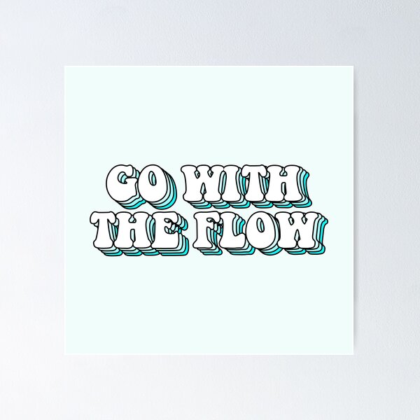 Item preview, aesthetic blue go with the flow designed and sold by STAR10008.