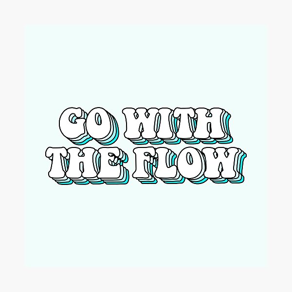 Item preview, aesthetic blue go with the flow designed and sold by STAR10008.