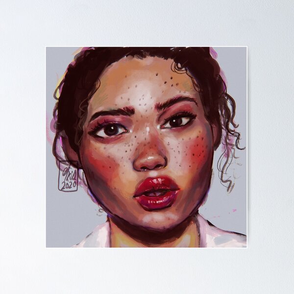 Item preview, portrait study designed and sold by trashcangoddess.