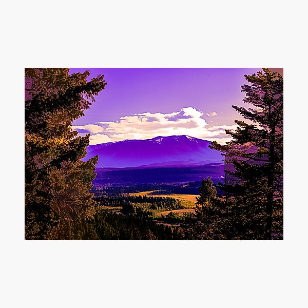 Item preview, Mountain vista illustration designed and sold by CanadianWild418.