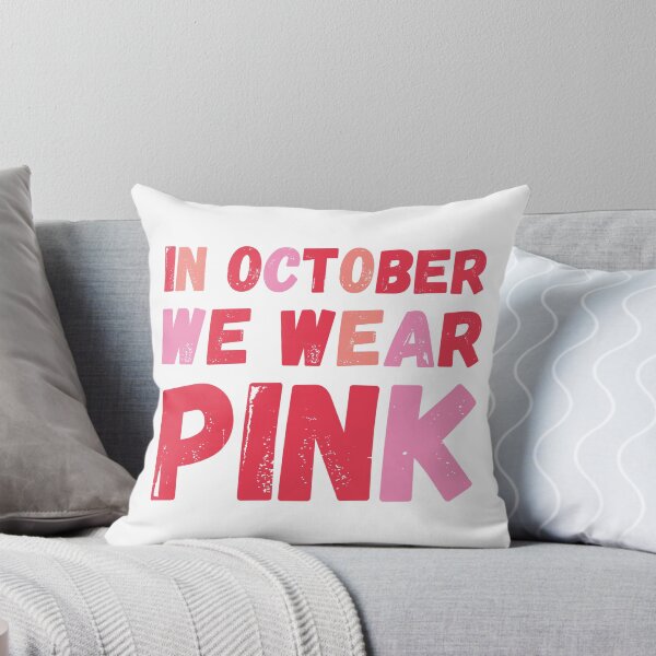 Item preview, In October We Wear Pink Breast Cancer Support designed and sold by kurokameart.
