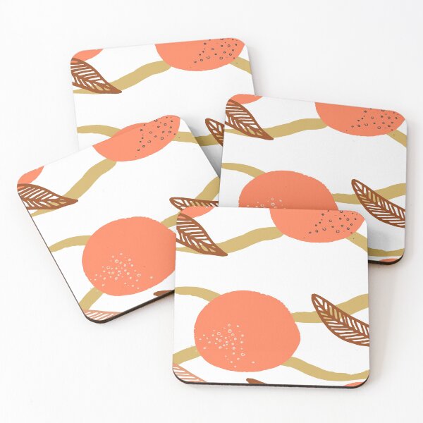 Item preview, Patrón de naranjas, estética de naranjas, estampado de mediados de mod, decoración de cocina de otoño designed and sold by PompBlossom.
