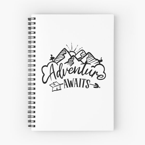 Item preview, Adventure Awaits - Outdoors - Wanderlust - Mountains - MTB - Hiking - Climbing designed and sold by EllieBeanPrints.