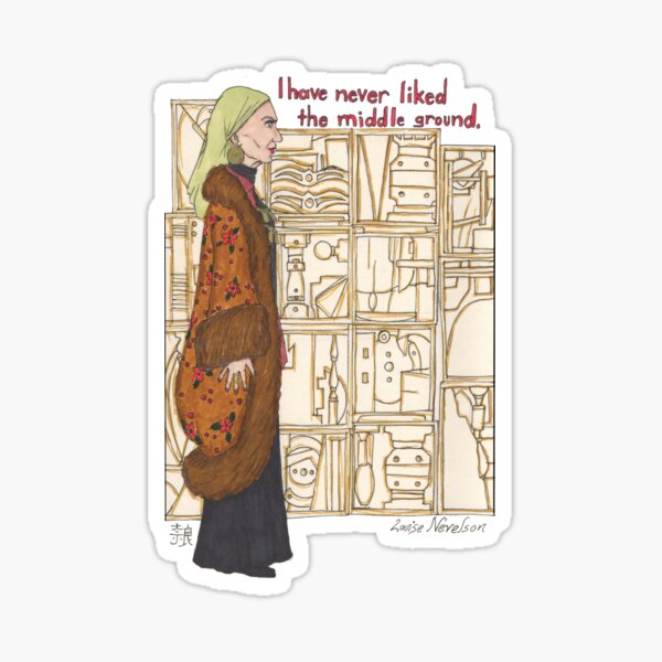 Louise Nevelson Sticker