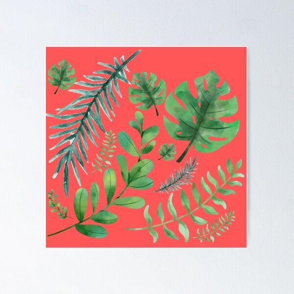 Item preview, Tropical Leaves Pattern designed and sold by luizard.