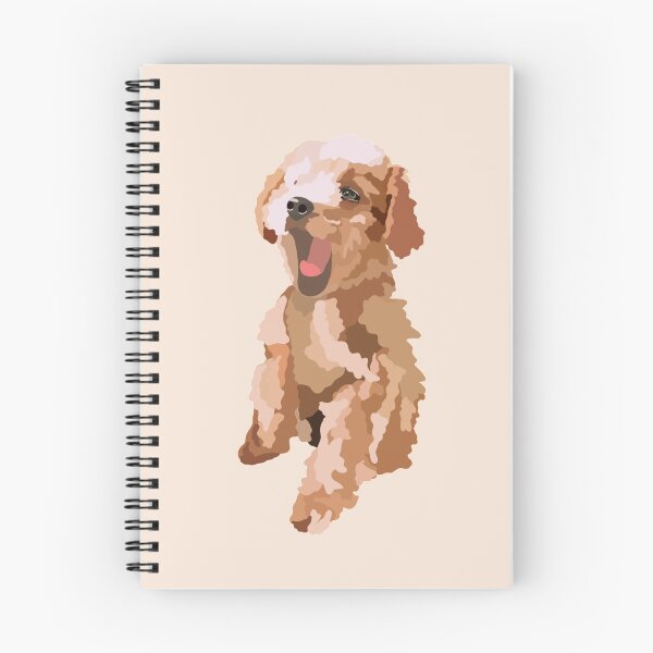 Item preview, Ilustración digital del retrato del perro Bichpoo Poochon designed and sold by sherylwylie.