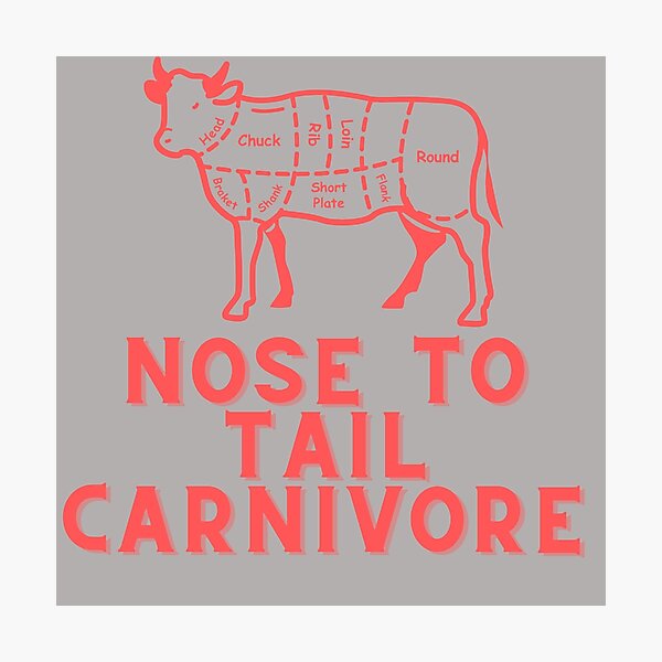 Item preview, Nose to tail Carnivore 2.0 designed and sold by Primaldesings.