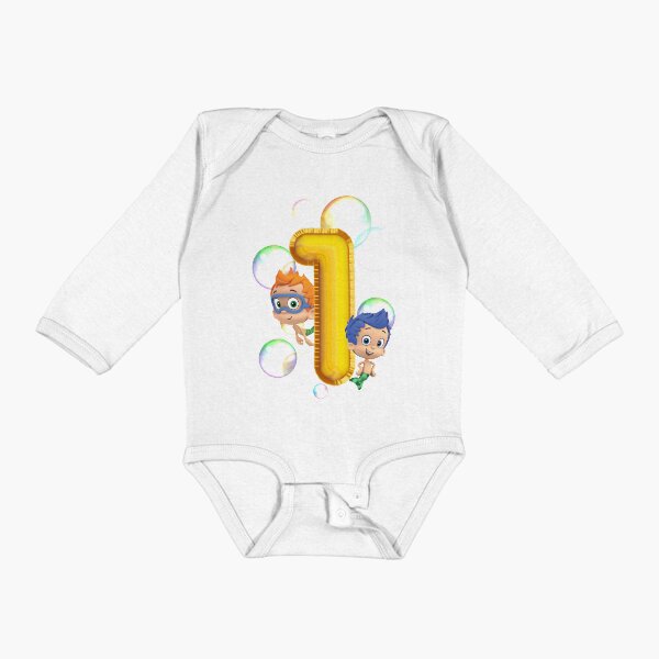 Item preview, 1st birthday boy bubble guppies  / cartoon / mermaids / kids designed and sold by portrait4you.