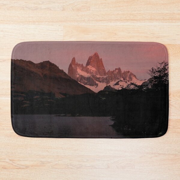 Item preview, Sunrise alpenglow on Mount Fitz Roy designed and sold by stevepaint.