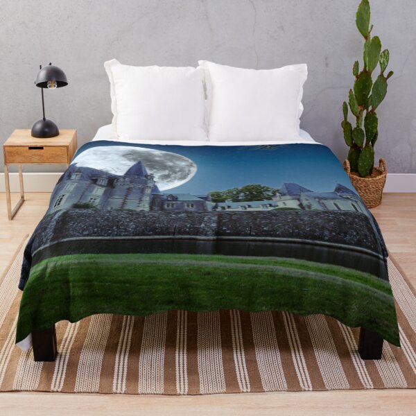 Item preview, France Travel Photography, Aesthetic Chateau, Moon Fantasy Art designed and sold by Lizzie May.