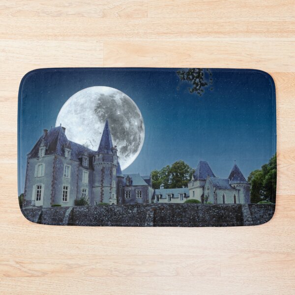 Item preview, France Travel Photography, Aesthetic Chateau, Moon Fantasy Art designed and sold by Lizzie May.
