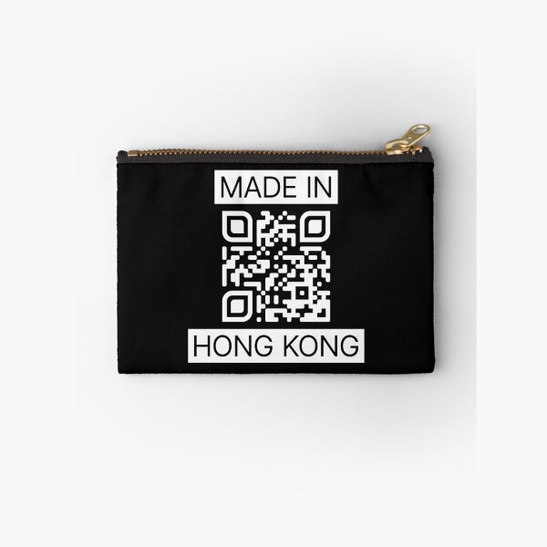 Item preview, Made In Hong Kong With QR Code (White) designed and sold by BunnyPrinceDegn.