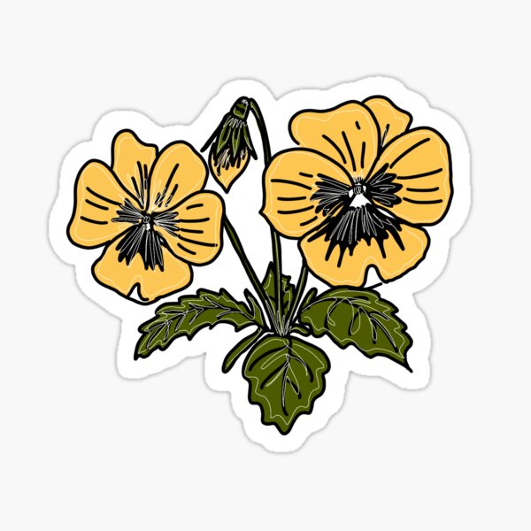 Item preview, yellow and gold pansy designed and sold by ronbonjovi.