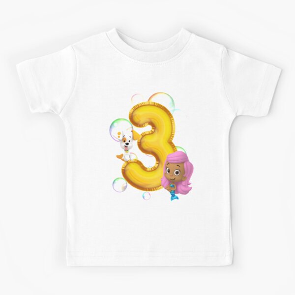 Artikel-Vorschau von 3. Geburtstag Mädchen Bubble Guppys / Cartoon / Meerjungfrauen / Kinder, designt und verkauft von portrait4you.