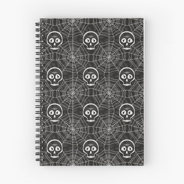Item preview, Halloween pattern. Skull and spider web. designed and sold by floraaplus.
