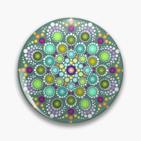 Item preview, Anahata_colorful mandala inspired on the Heart Chakra designed and sold by mandalaspot.