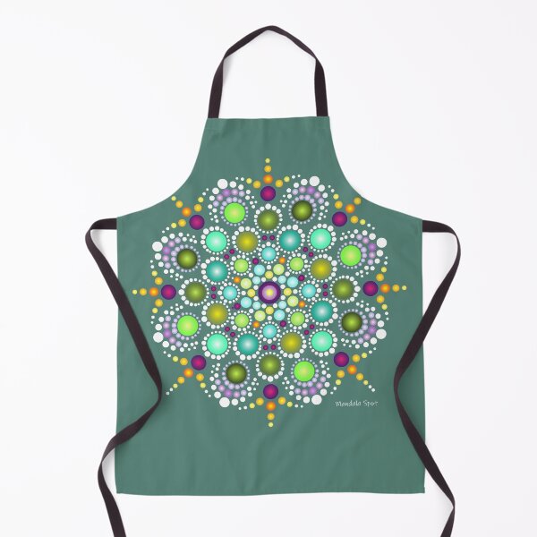 Item preview, Anahata_colorful mandala inspired on the Heart Chakra designed and sold by mandalaspot.