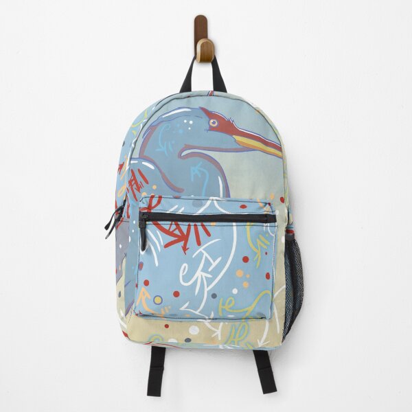 Item preview, Very Blue Great Blue Heron designed and sold by vanillakirsty.