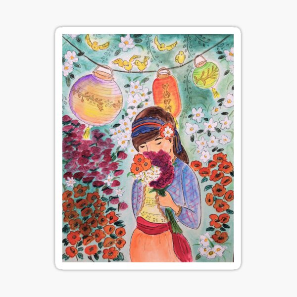 Always Flowers Sticker