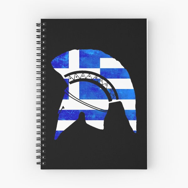 Item preview, Corinthian helmet (Greek flag) designed and sold by DotorEaon.
