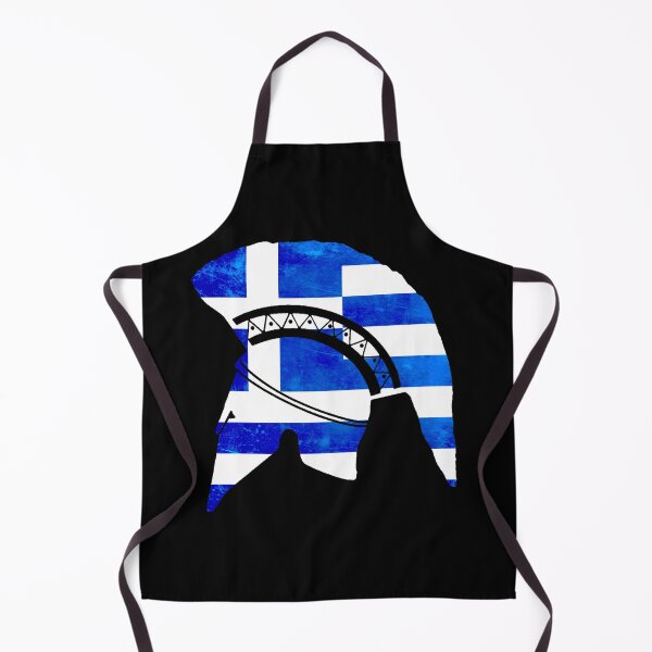 Item preview, Corinthian helmet (Greek flag) designed and sold by DotorEaon.