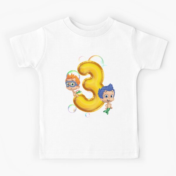 Artikel-Vorschau von 3. Geburtstag Junge Bubble Guppys / Cartoon / Meerjungfrauen / Kinder, designt und verkauft von portrait4you.