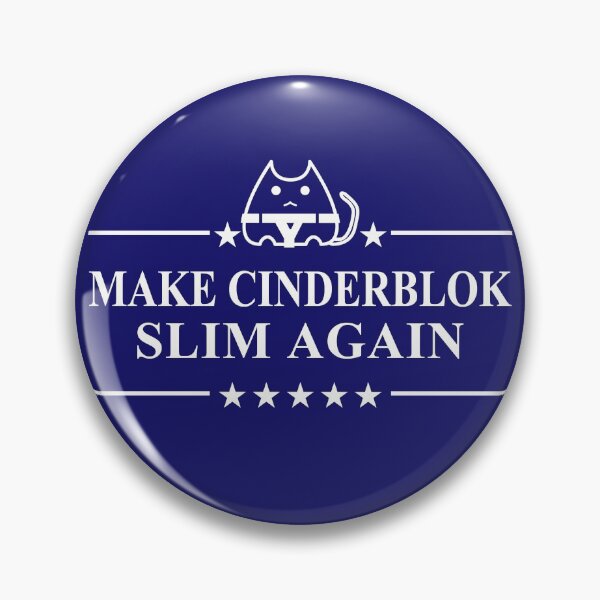 Item preview, Fat Internet Cat Make Cinderblok Slim Again designed and sold by electrovista.