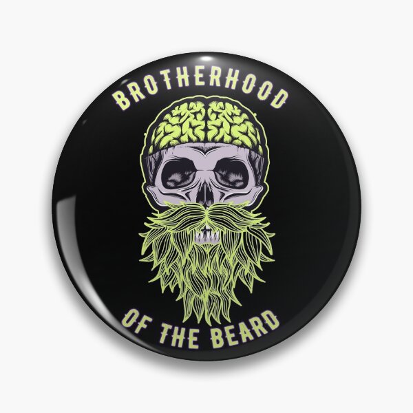 Item preview, Skull with Beard - Bearded Skull Brains designed and sold by Coder-T.