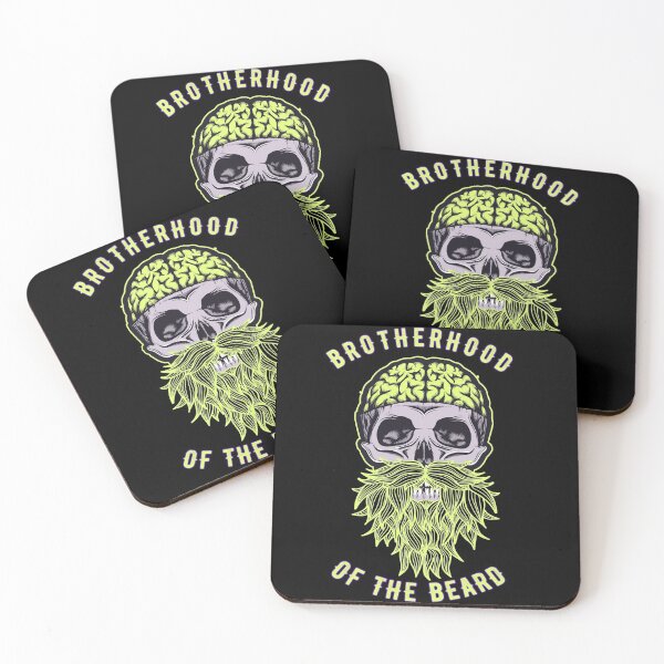 Item preview, Skull with Beard - Bearded Skull Brains designed and sold by Coder-T.