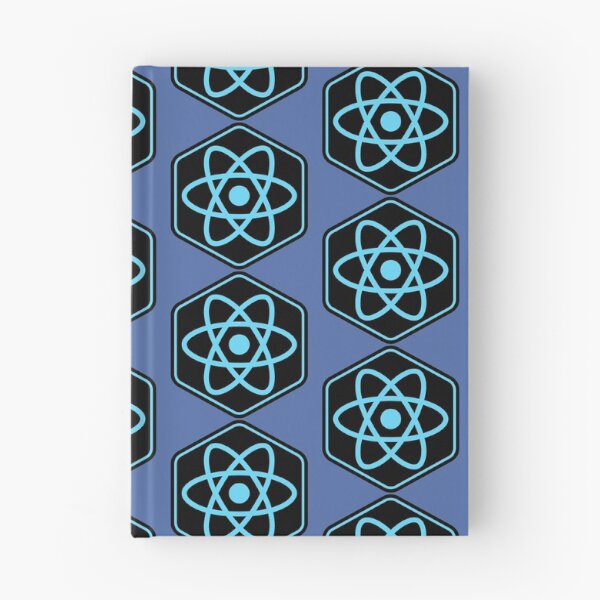 Item preview, Icono react js javascript negro azul claro designed and sold by buixa2.