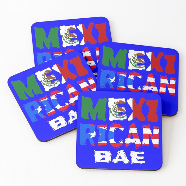 Aperçu de l'œuvre T-shirt mexicain BAE drapeau mexicain portoricain Merch créée et vendue par PRINTS2HOT.