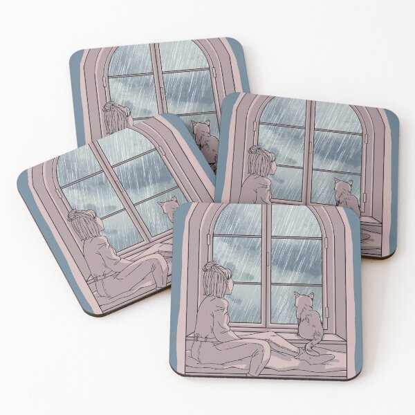 Item preview, Rainy days designed and sold by NotJustCats.