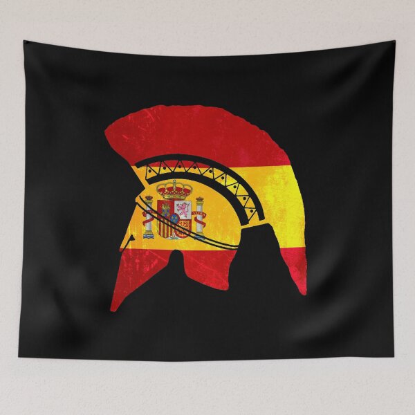 Item preview, Corinthian helmet (Spanish flag) designed and sold by DotorEaon.