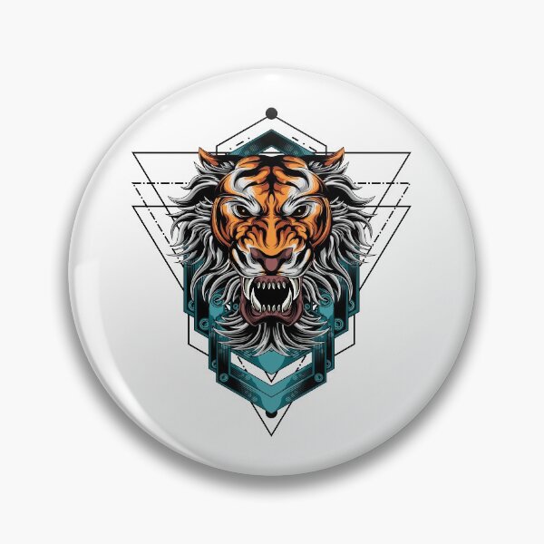 Item preview, Futuristic tiger designed and sold by Sasha-Arts.