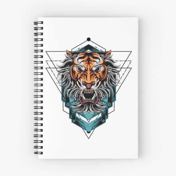 Item preview, Futuristic tiger designed and sold by Sasha-Arts.