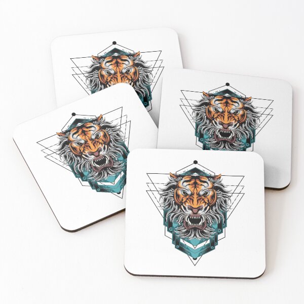 Item preview, Futuristic tiger designed and sold by Sasha-Arts.
