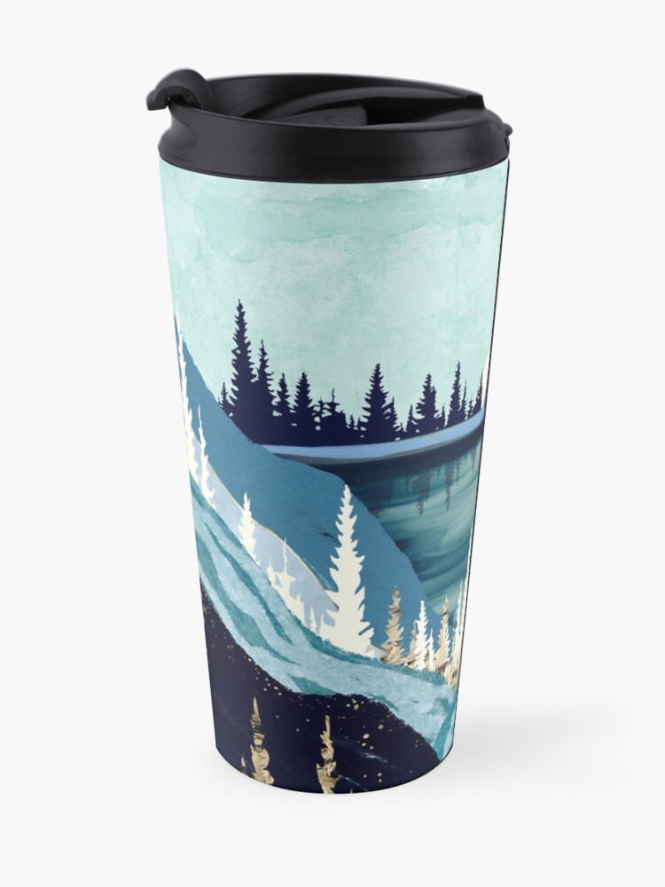 Alternate view of Blue Forest Lake Travel Mug