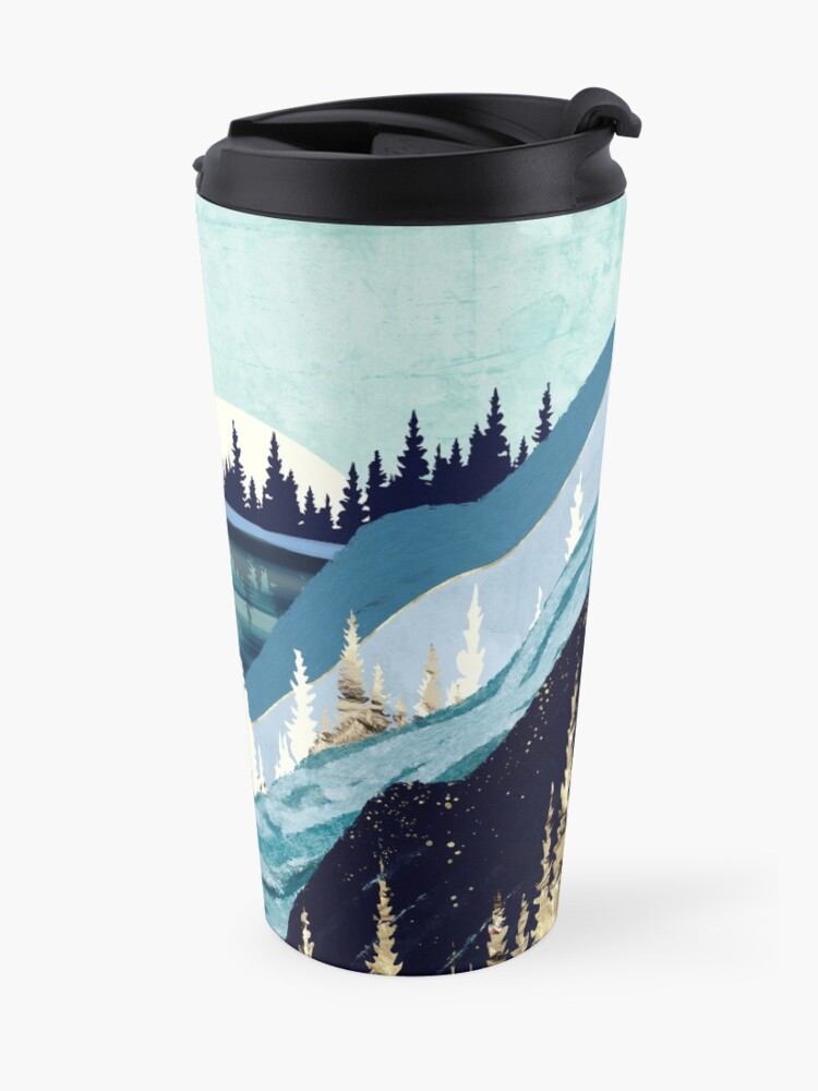 Alternate view of Blue Forest Lake Travel Mug