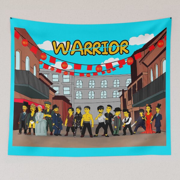 Item preview, WARRIORS OF CHINATOWN DESIGN AWESOME TV SHOW ARTWORK designed and sold by thebaronart.