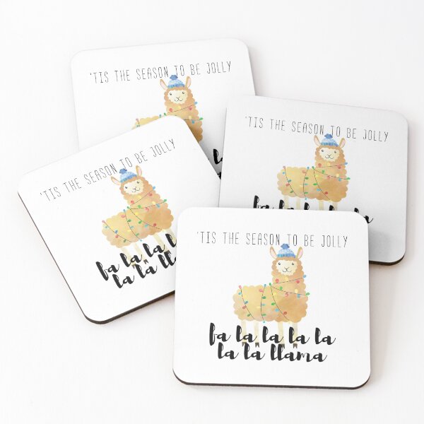 Item preview, ‘Tis The Season To Be Jolly Llama Funny Design designed and sold by Sunny Collections.