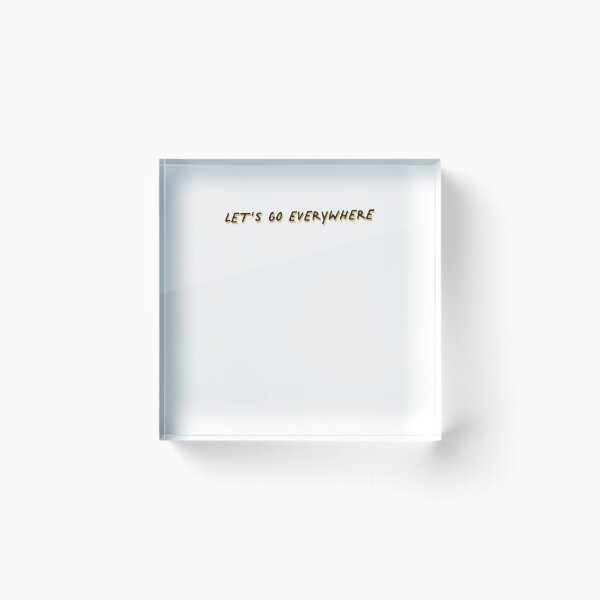 Item preview, Let's Go Everywhere Travel Inspiration designed and sold by sharedipmemes.
