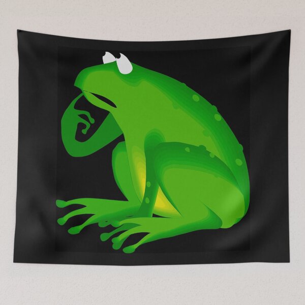 Item preview, Nice Frogs pets animals sweet cute full face funny cartoon asking designed and sold by Coolstuff4you71.