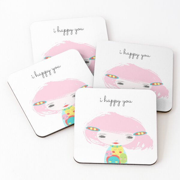 Item preview, I Happy You (Pink) designed and sold by ruby + acorn.