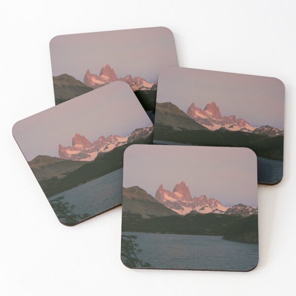 Item preview,  Sunrise alpenglow at Mount Fitz Roy designed and sold by stevepaint.
