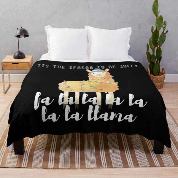 Item preview, ‘Tis The Season To Be Jolly Llama Funny Design designed and sold by Sunny Collections.
